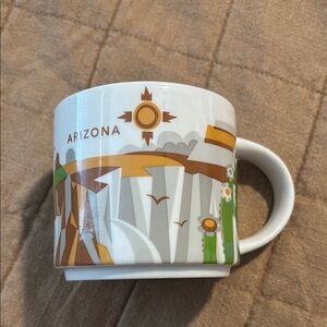 Starbucks Arizona Mug - White, Brown, Green